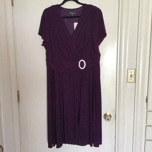 Plum colored dress